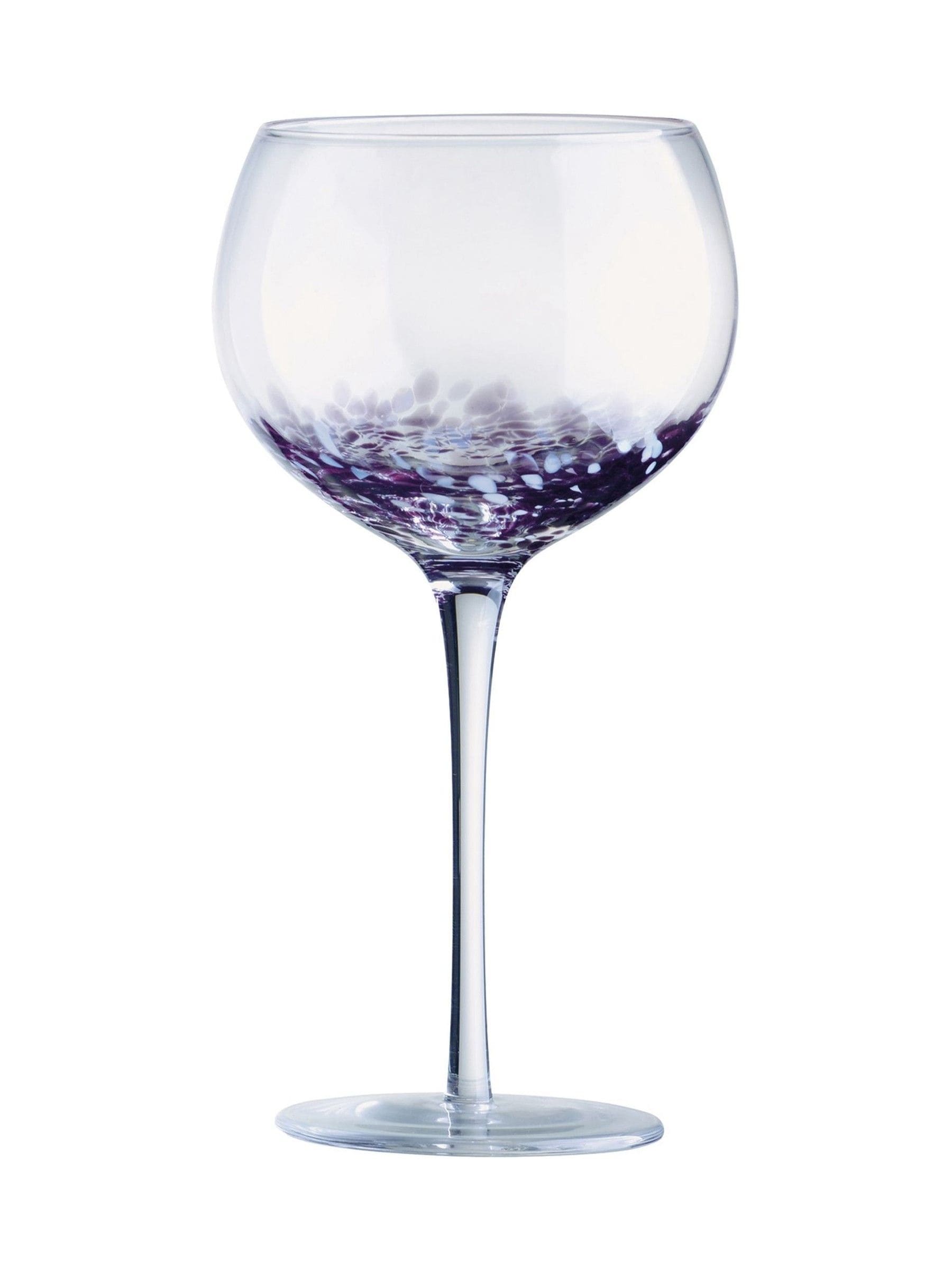 Anton Studio Designs red speckle gin glasses set of 4 - British product