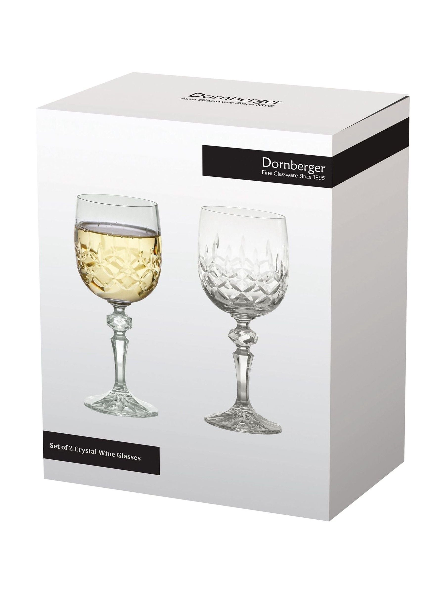 The DRH Collection Dorchester wine glasses set of 2, imported from the UK