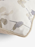 Honesty leaf floral printed cushion 50x50cm, imported from the UK
