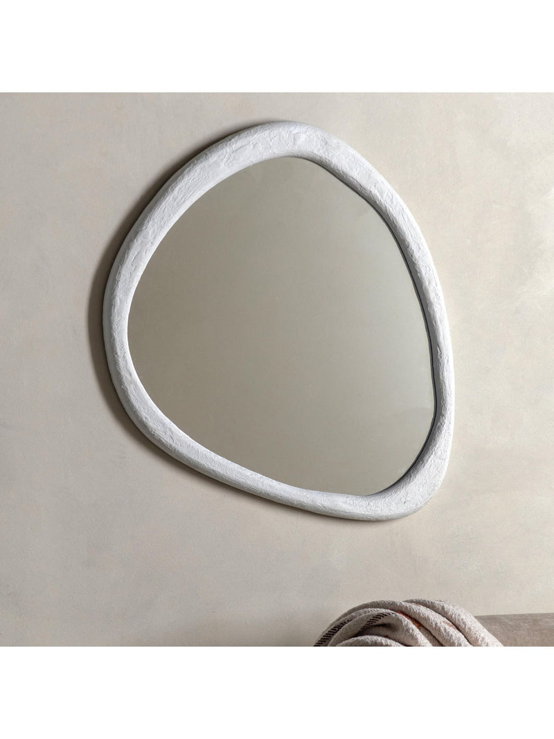 Gallery Home Brantley pebble mirror cream, UK version