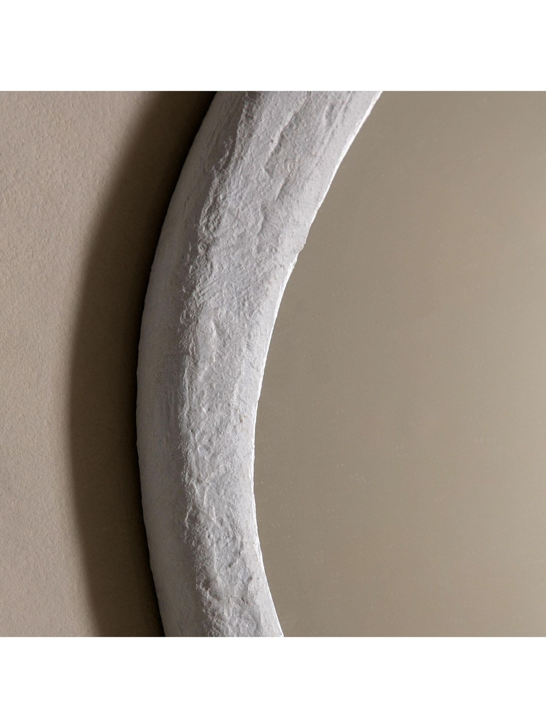 Gallery Home Brantley pebble mirror cream, UK version