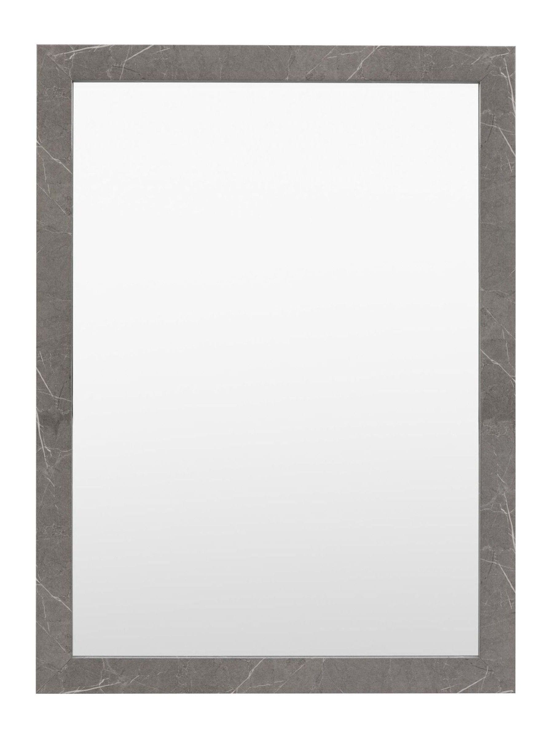 Gallery Home White Wesson Marbled Mirror 77x57cm, UK version