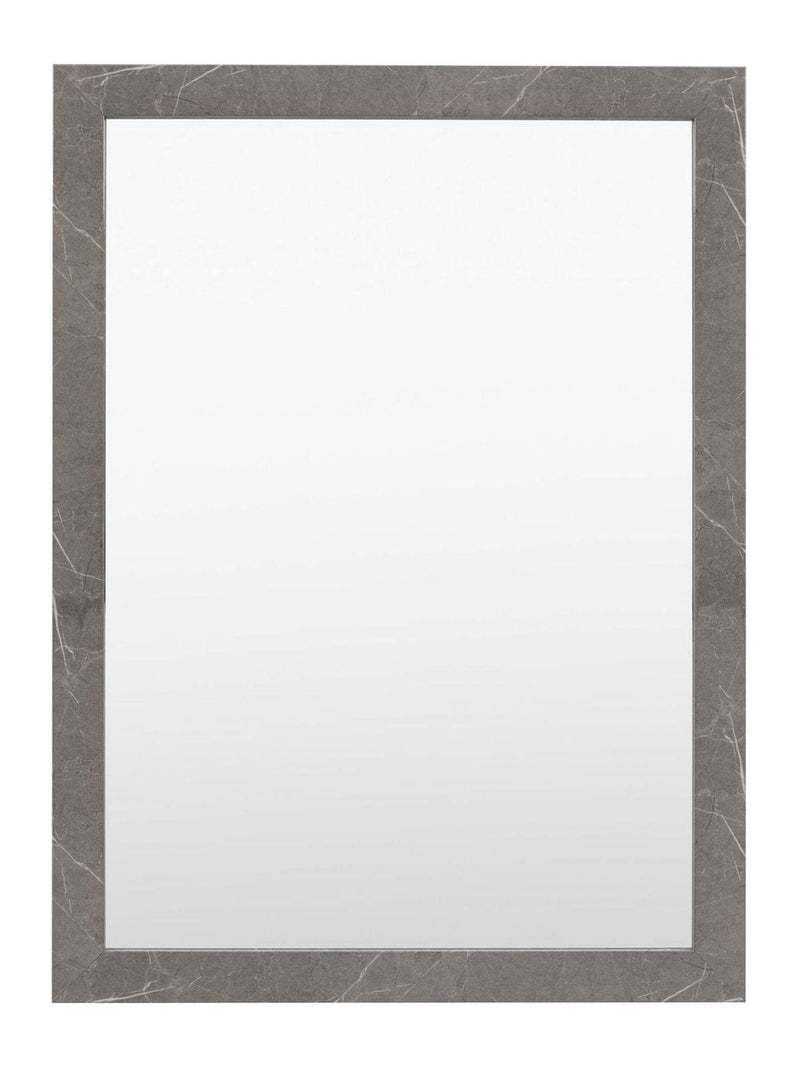 Gallery Home White Wesson Marbled Mirror 77x57cm, UK version