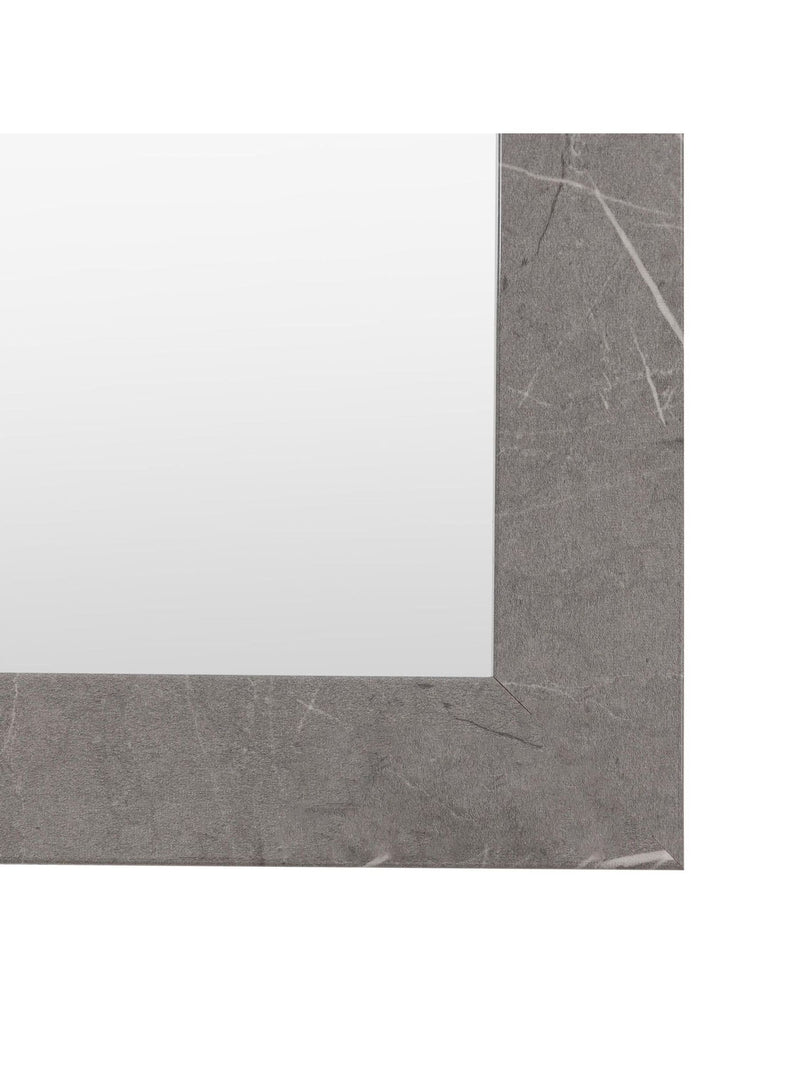 Gallery Home White Wesson Marbled Mirror 77x57cm, UK version