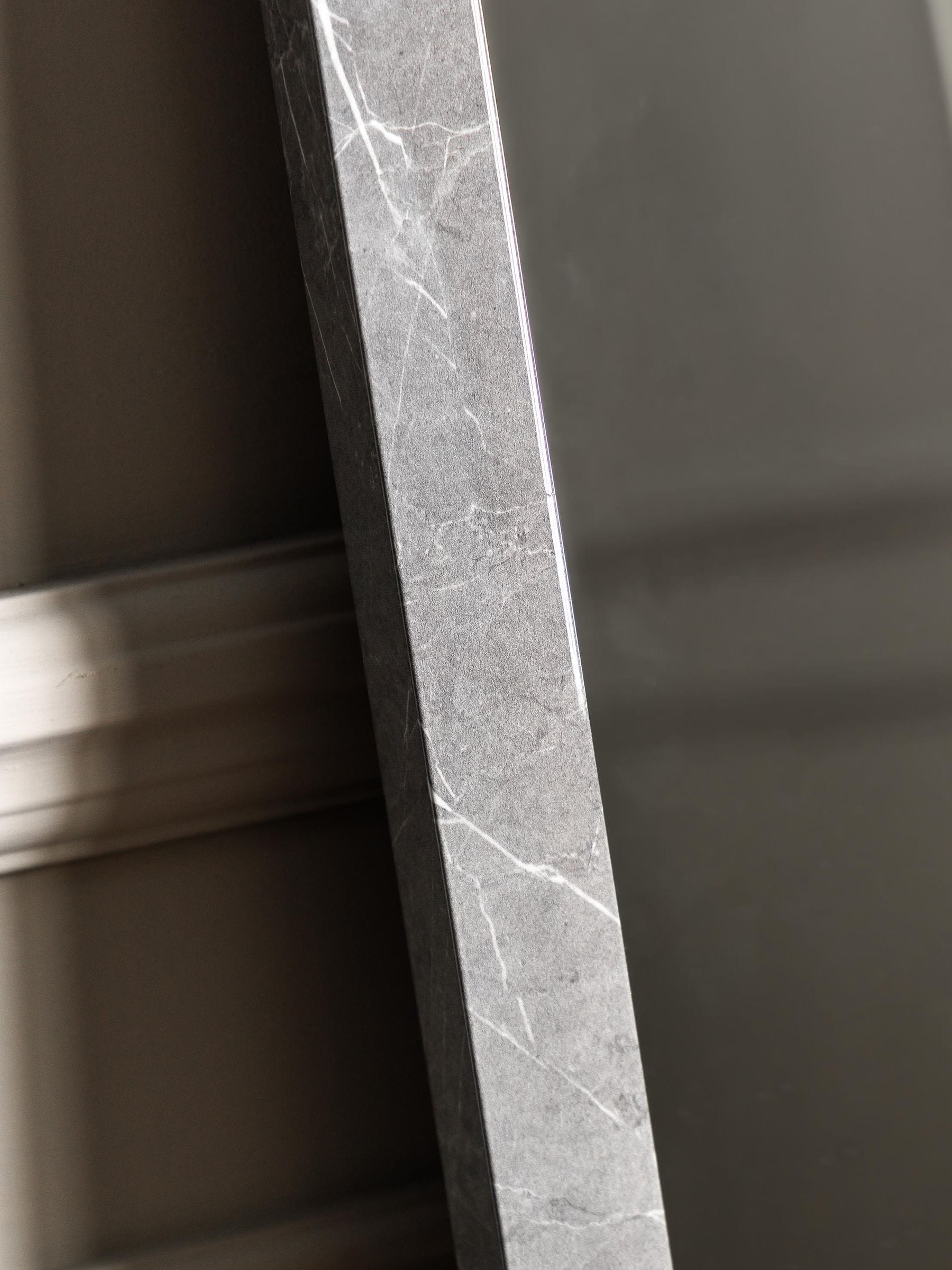 Gallery Home Grey Wesson tall marbled mirror 570x1570mm (British brand)