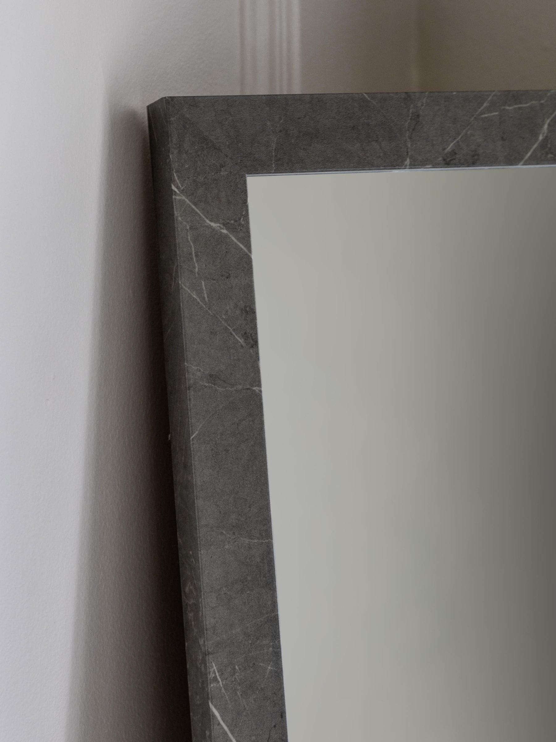 Gallery Home Grey Wesson tall marbled mirror 570x1570mm (British brand)