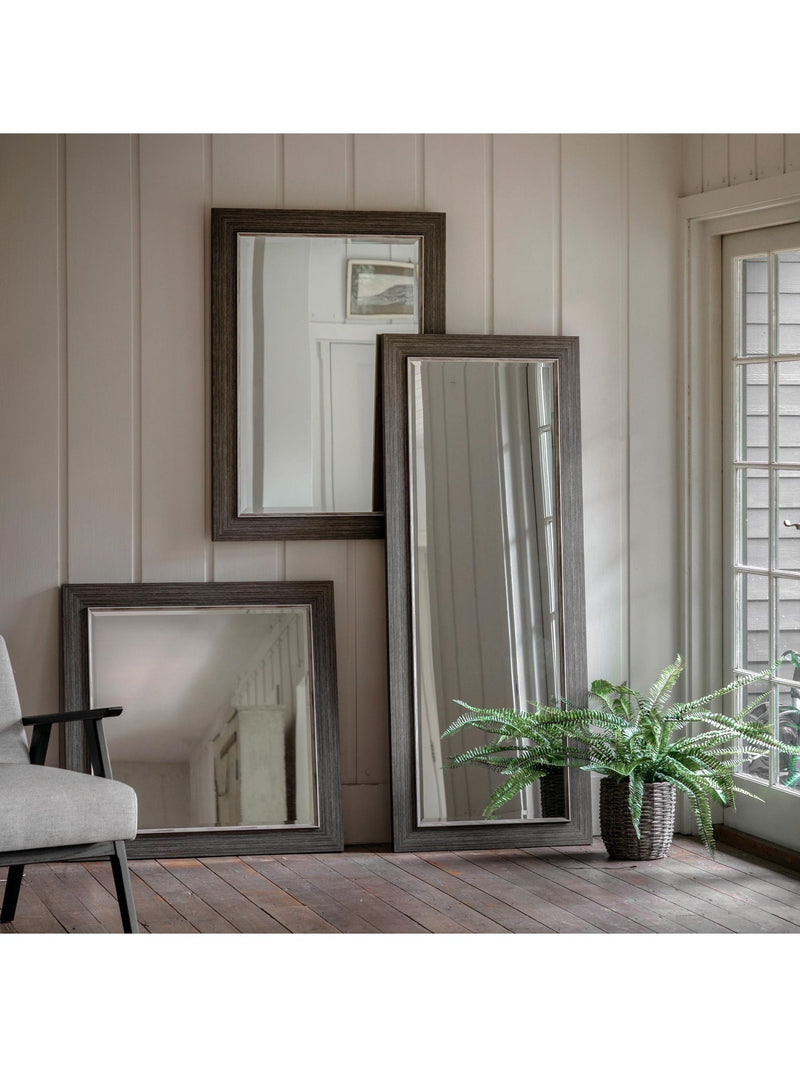 Gallery Home Silver Caspian wall mirror, UK version