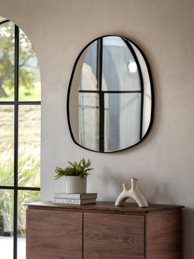 Miroir mural Gallery Home Black Axel Pebble Next 70 x 90 cm - Achetez en ligne sur McGrocer
