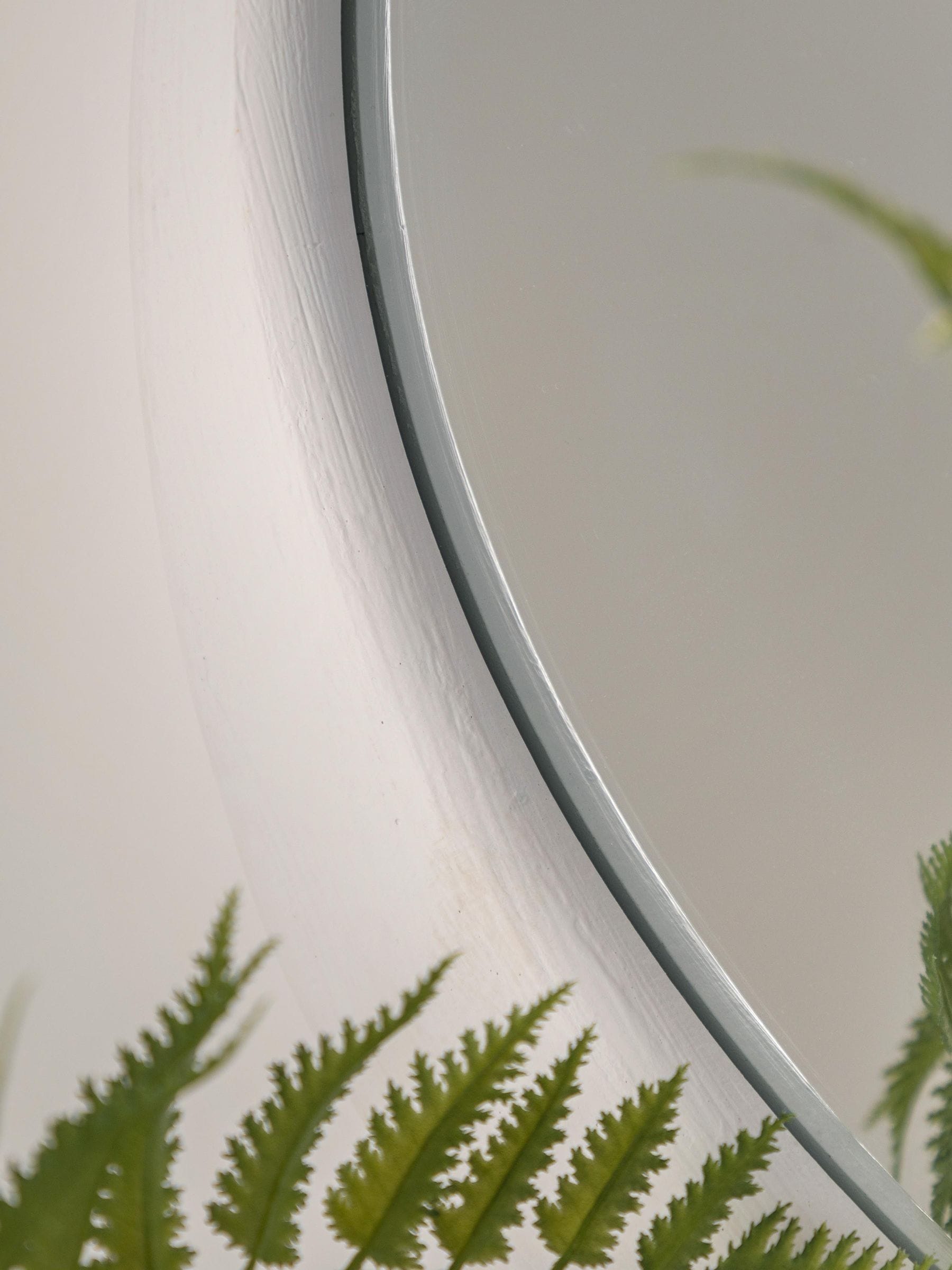 Gallery Home cream Brantley pebble mirror 66.5cm, UK version