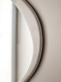 Gallery Home cream Brantley pebble mirror 66.5cm, UK version
