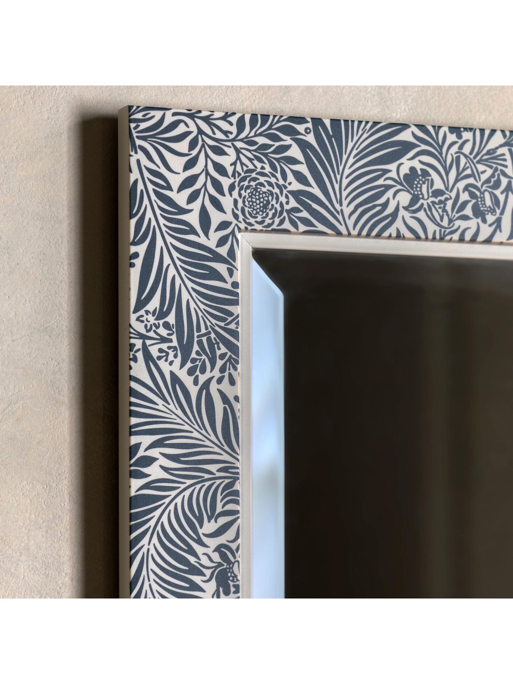 Gallery Home blue Anders mirror 51x61cm, UK version