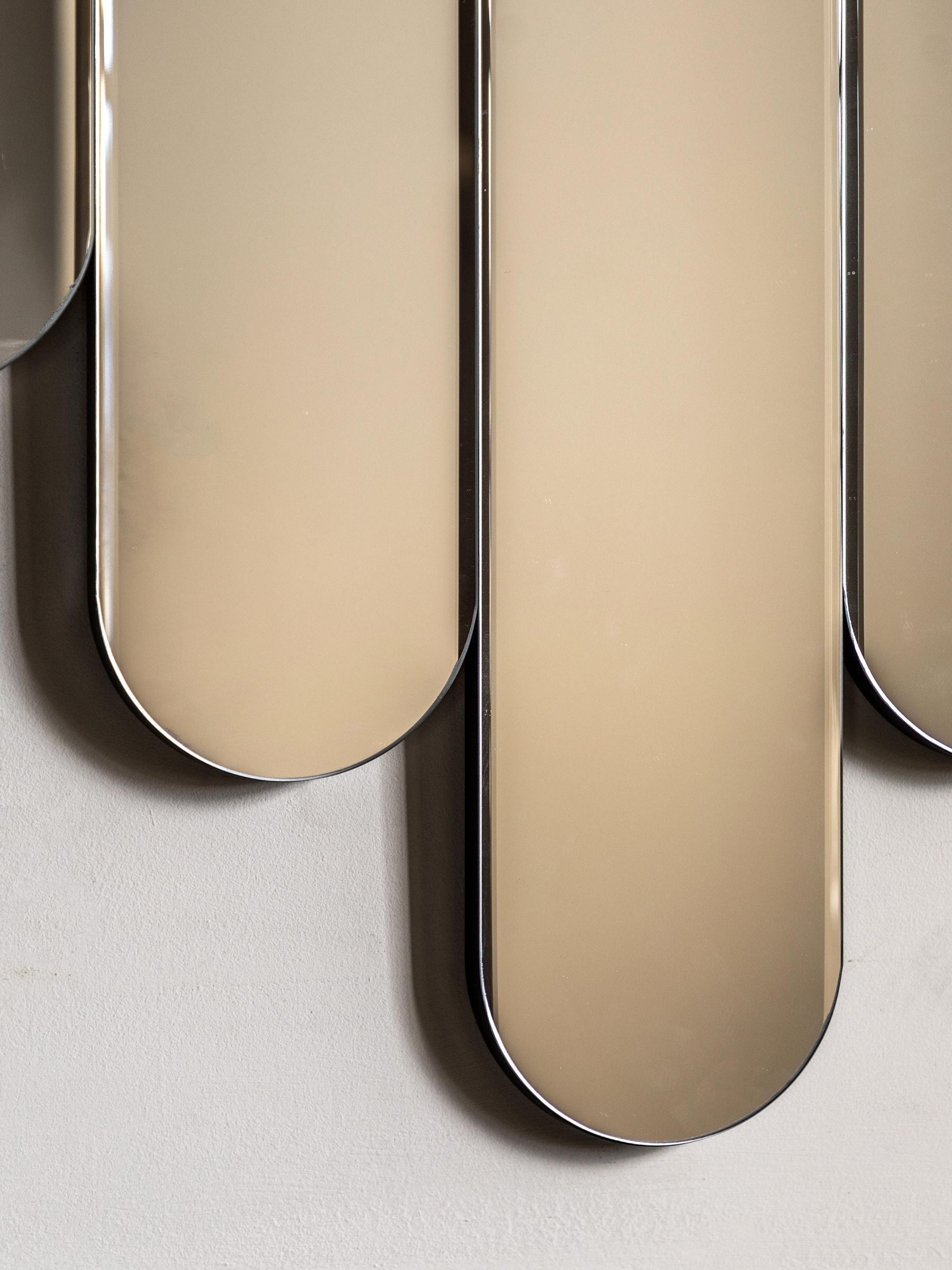 Gallery Home Silver Silas wall mirror, British brand