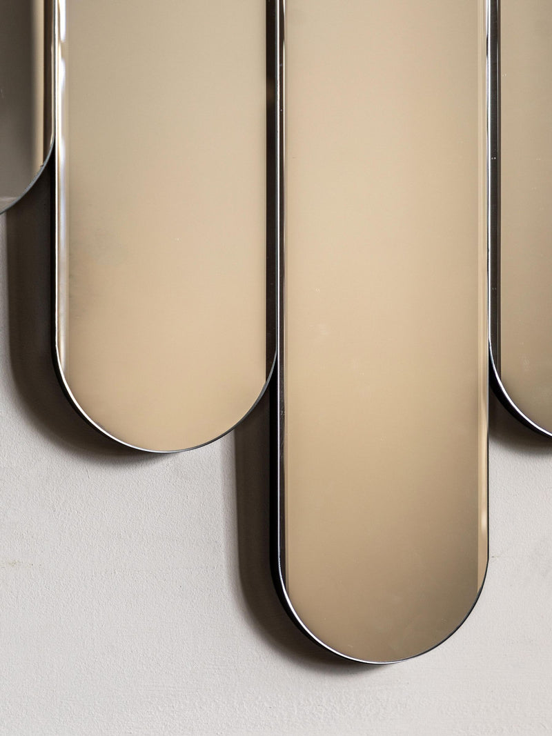 Gallery Home Silver Silas wall mirror, British brand