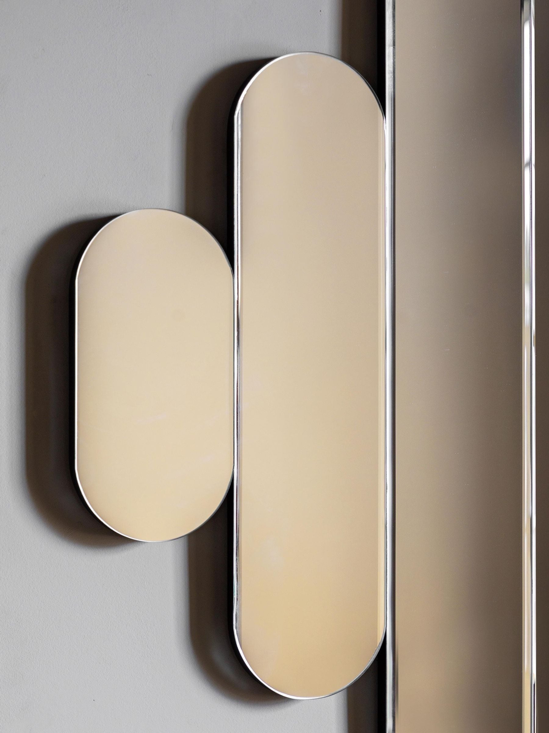 Gallery Home Silver Silas wall mirror, British brand