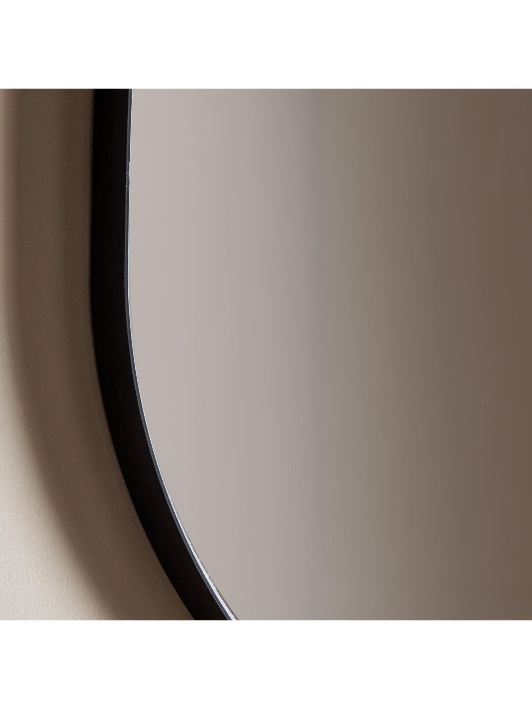Gallery Home black axel pebble mirror 89 x 84 cm, UK version