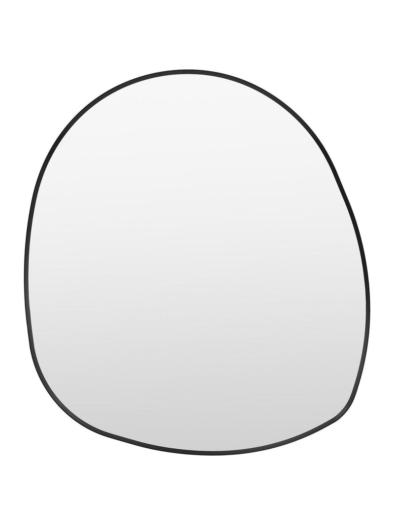 Gallery Home black axel pebble mirror 89 x 84 cm, UK version
