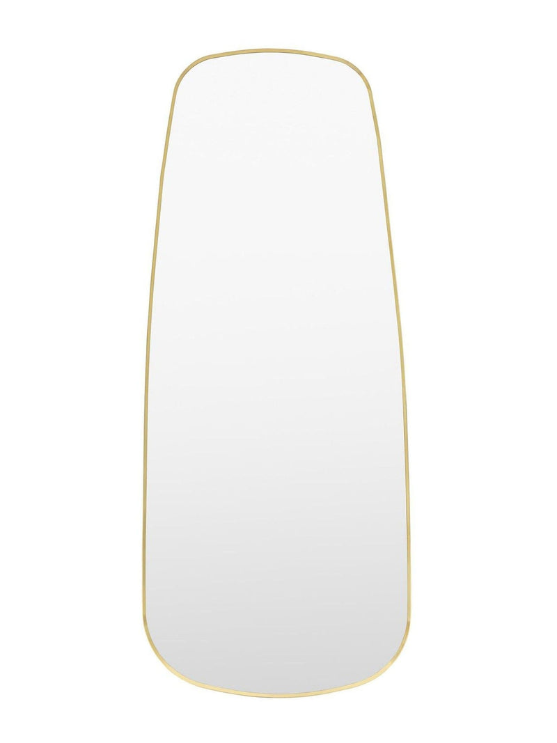 Gallery Home gold axel shaped leaner mirror 70cm x 170cm, UK version