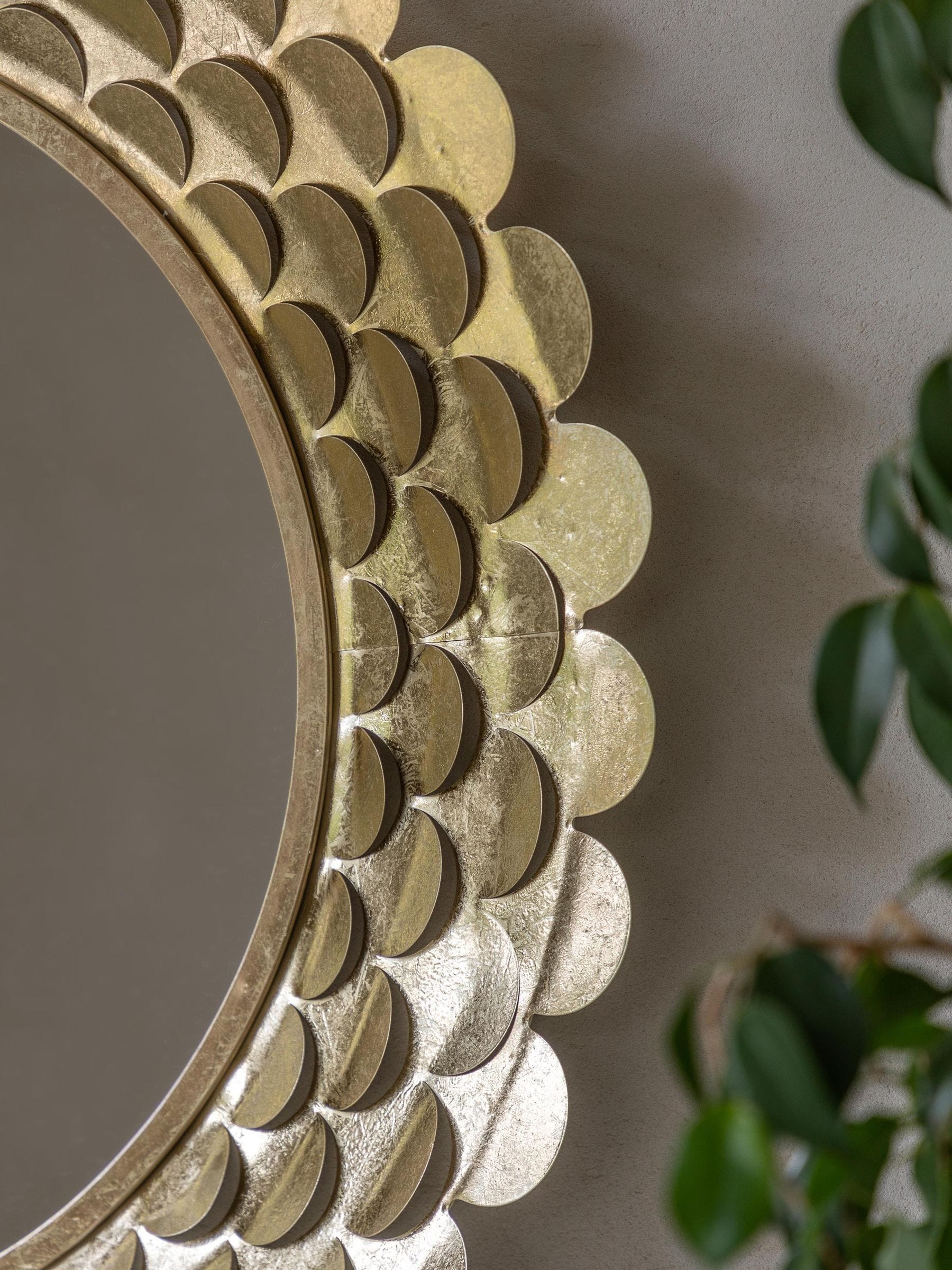 Gallery Home Gold Avi Mirror 91cm, UK version