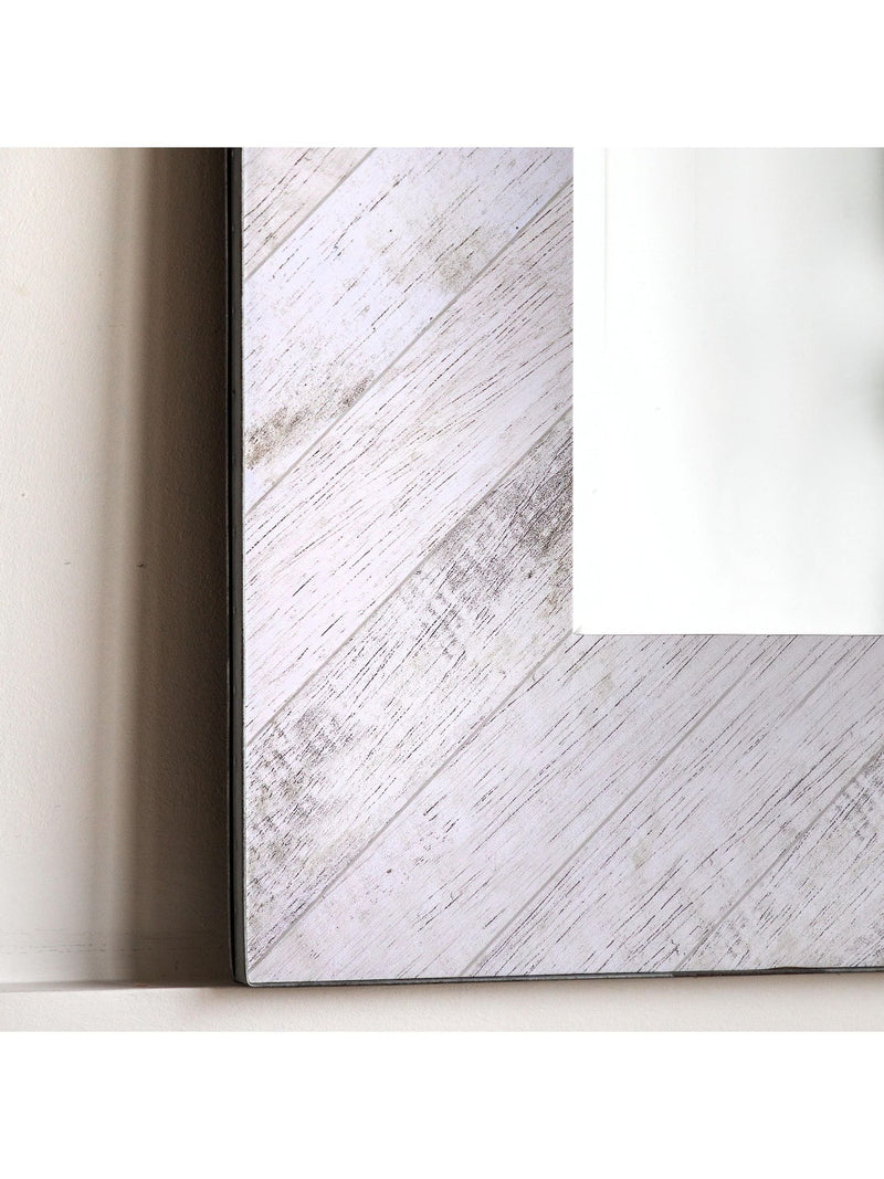 Gallery Home Cream Kole rectangular mirror 90cm x 110cm, UK version