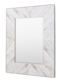 Gallery Home Cream Kole rectangular mirror 90cm x 110cm, UK version