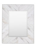 Gallery Home Cream Kole rectangular mirror 90cm x 110cm, UK version
