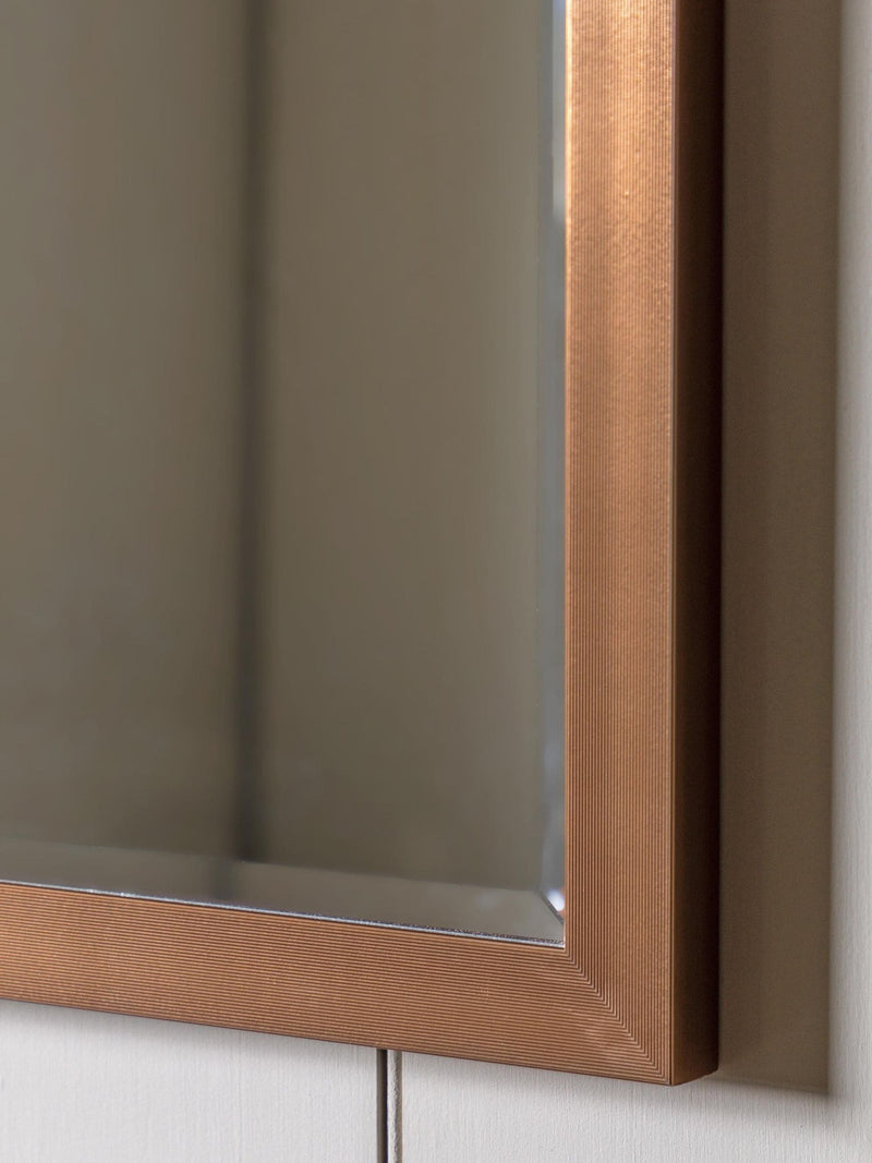 Gallery Home Bronze Brixton Mirror 97x67cm, imported from the UK