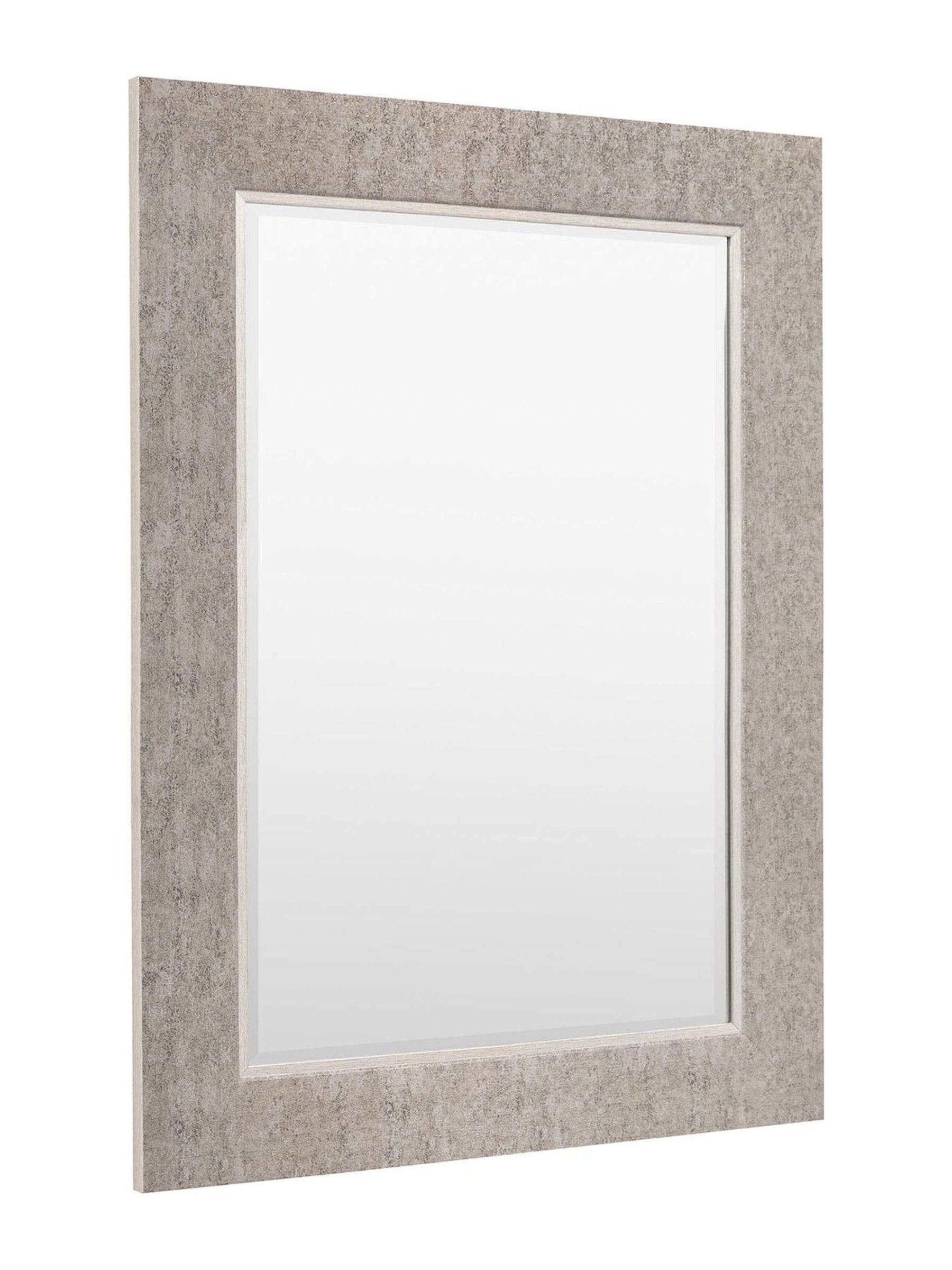 Gallery Home Silver Darwin Rectangle Mirror, UK version