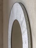 Gallery Home Cream Kole round mirror 90cm, UK version