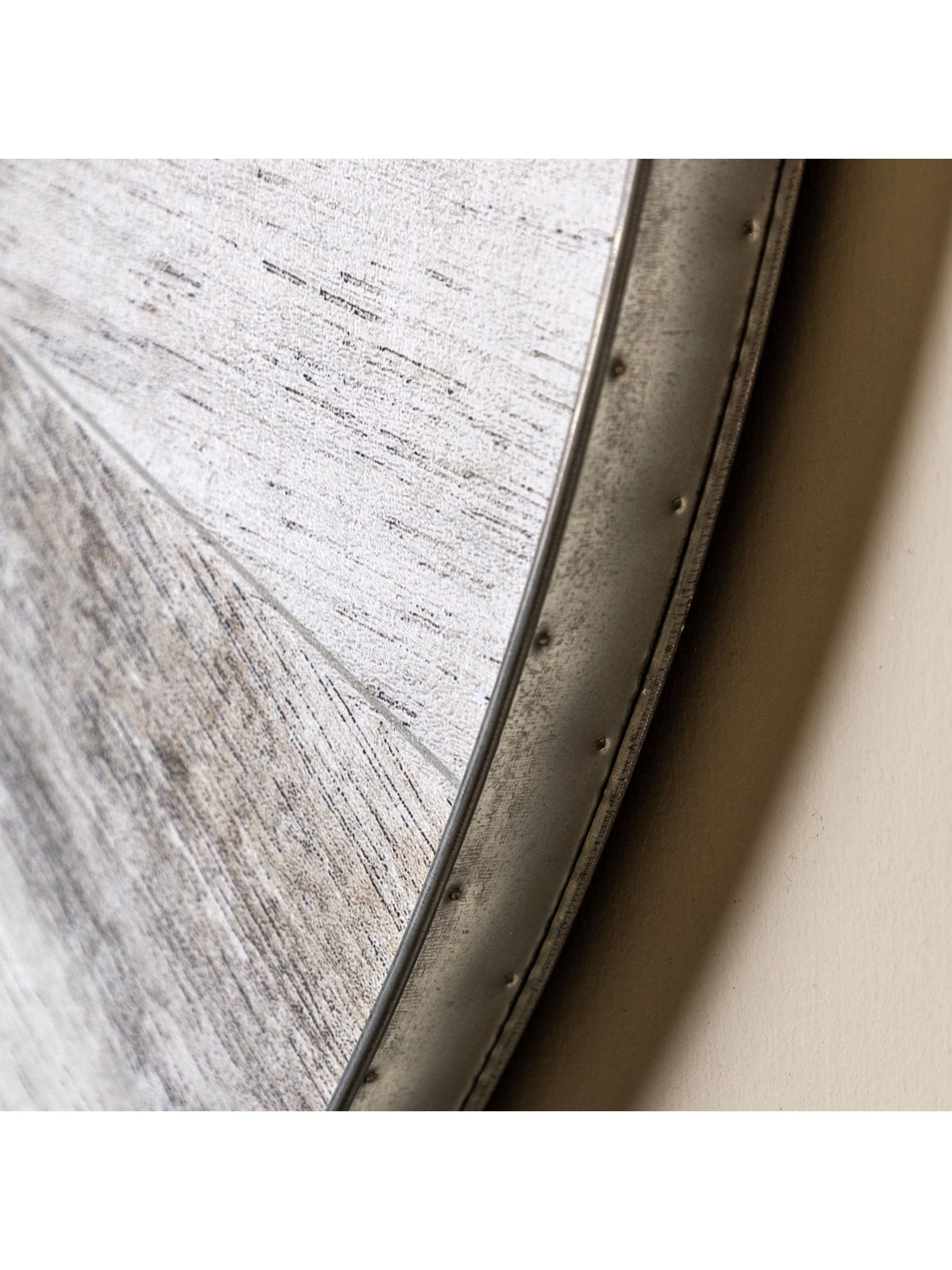 Gallery Home Cream Kole round mirror 90cm, UK version