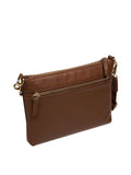 Pure Luxuries London brown Maria leather crossbody bag, UK version