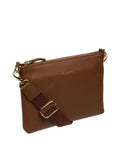 Pure Luxuries London brown Maria leather crossbody bag, UK version