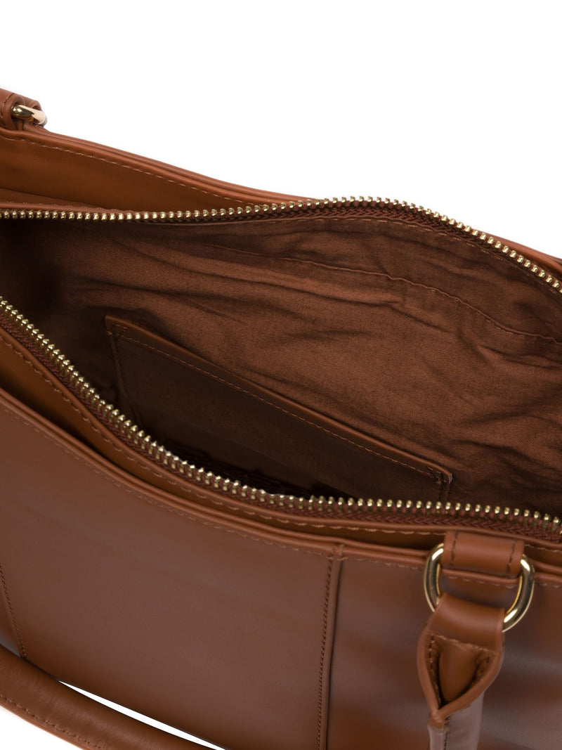 Cultured London Brianna brown leather handbag (British brand)