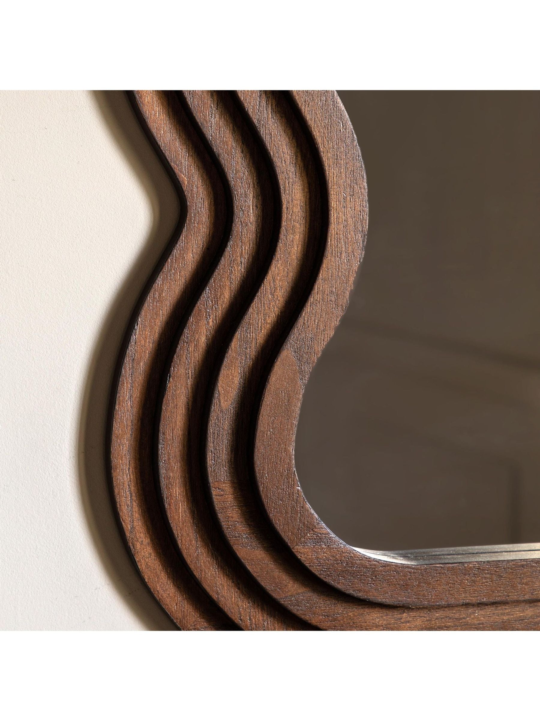 Gallery Home Brown Gatlin mirror - British product