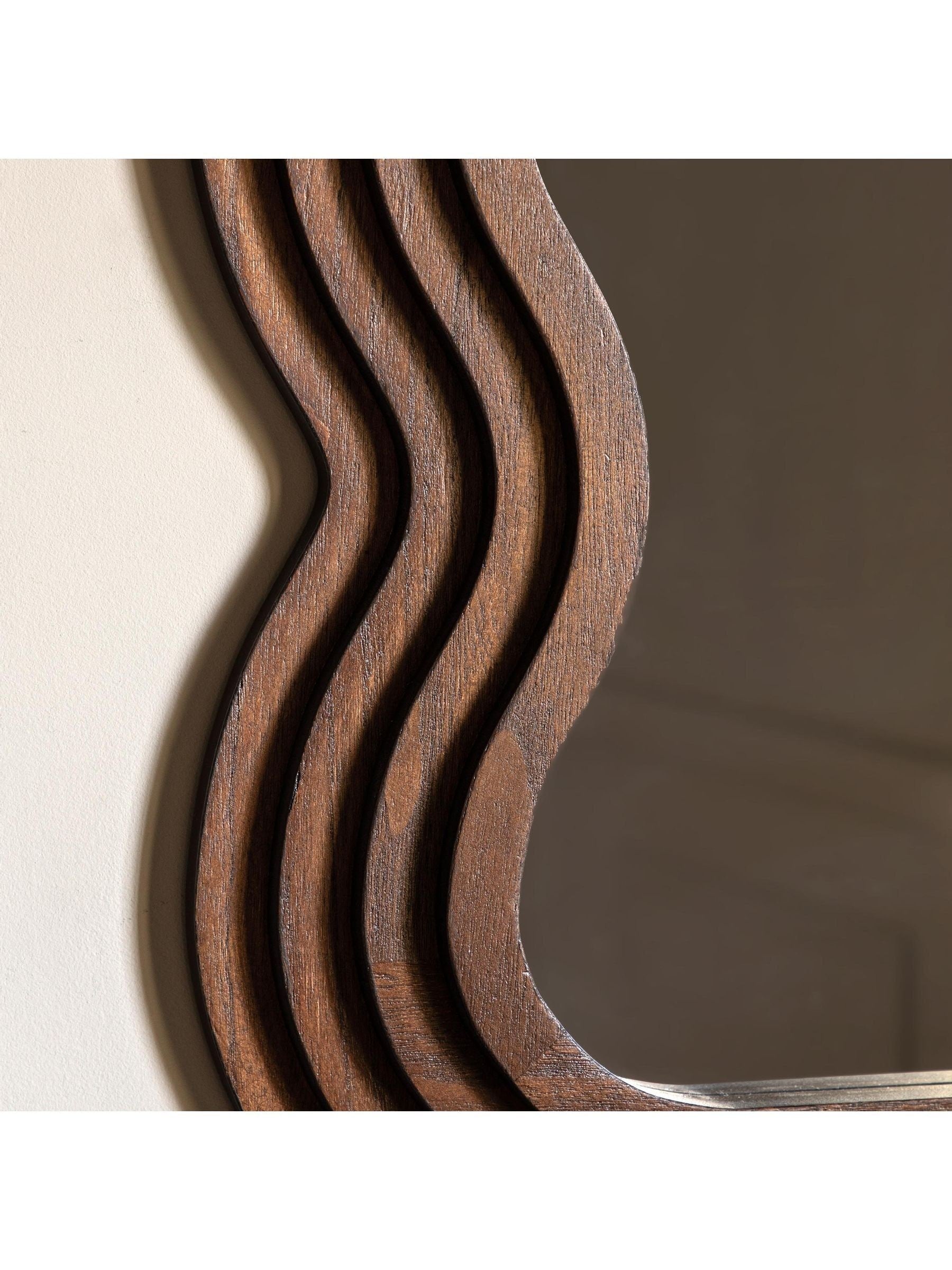 Gallery Home Brown Gatlin mirror - British product