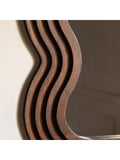 Gallery Home Brown Gatlin mirror - British product