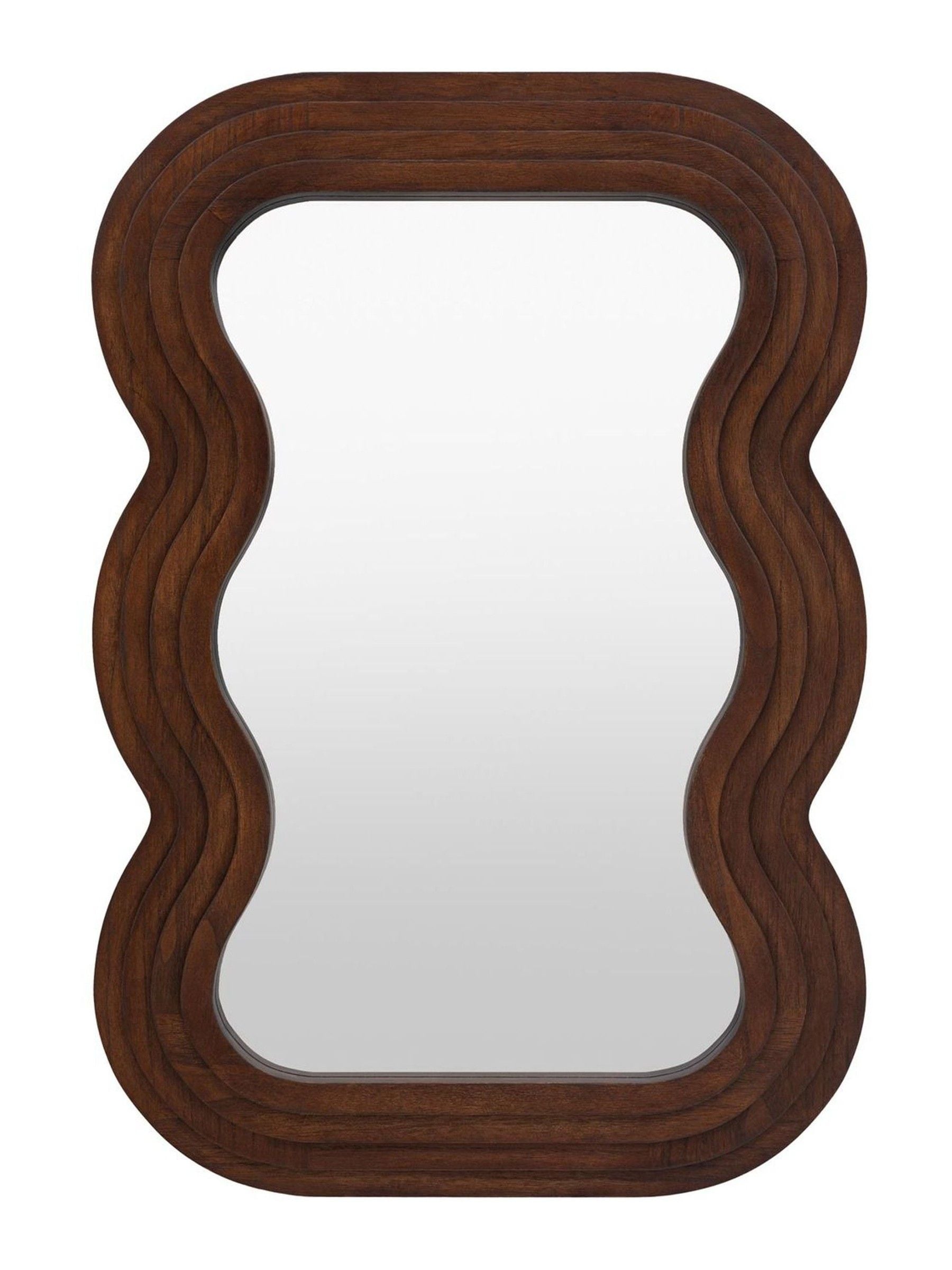 Gallery Home Brown Gatlin mirror - British product
