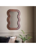 Gallery Home Brown Gatlin mirror - British product