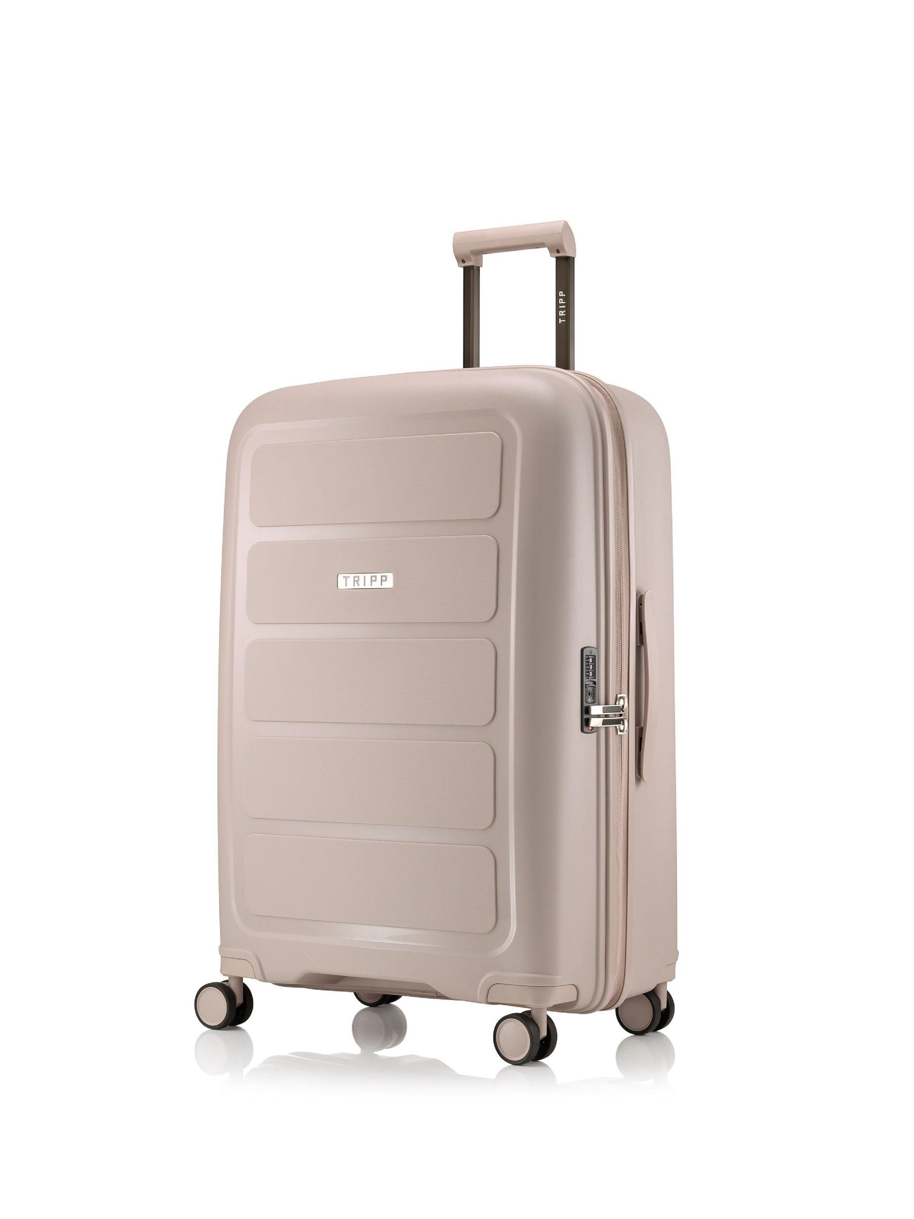 Tripp pink large 4 wheel suitcase - (British brand)