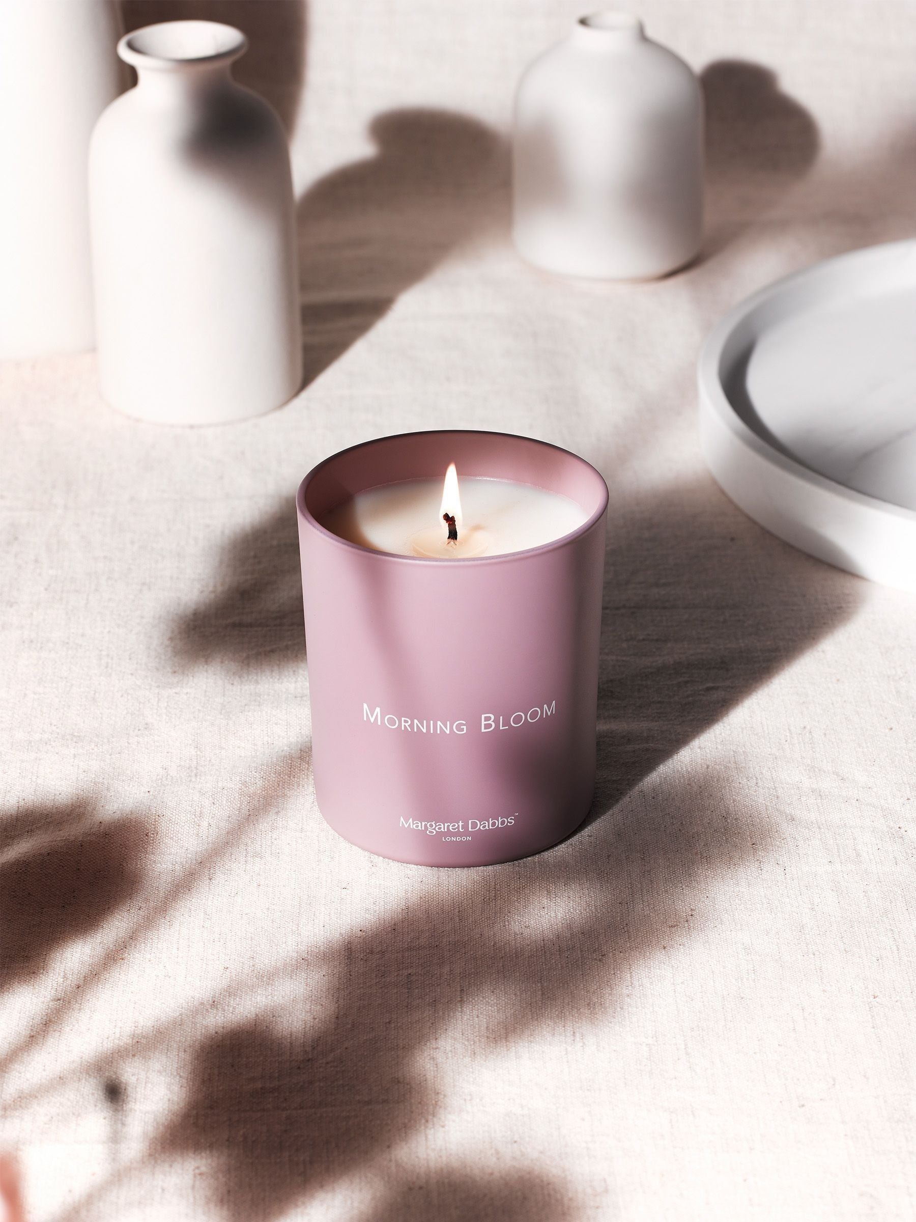 Margaret Dabbs London Morning Bloom candle, imported from the UK
