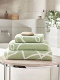 Copenhagen Home Sage cotton hand towels (British brand)