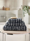 Copenhagen Home Black and White Arri Cotton Towel
