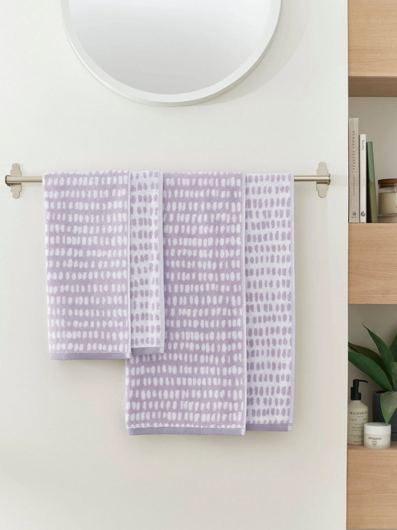 Copenhagen Home lavender Arri cotton towel (British brand)