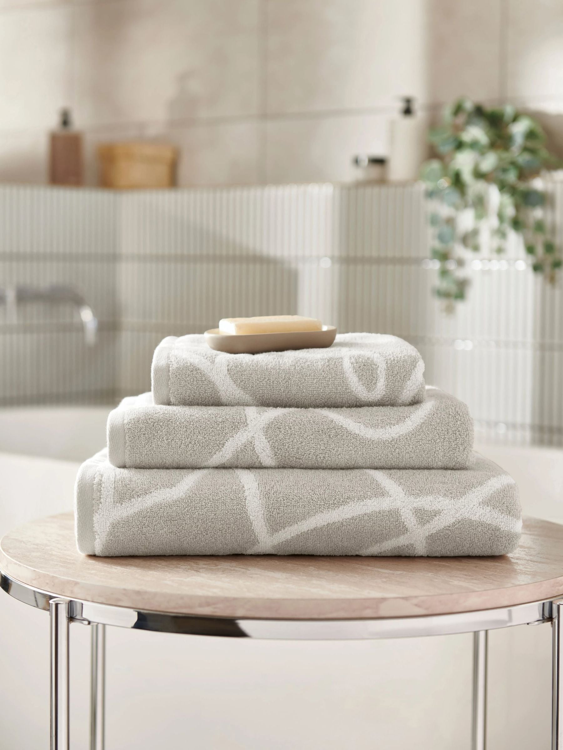 Copenhagen Home natural hand towel set of 2, imported from the UK