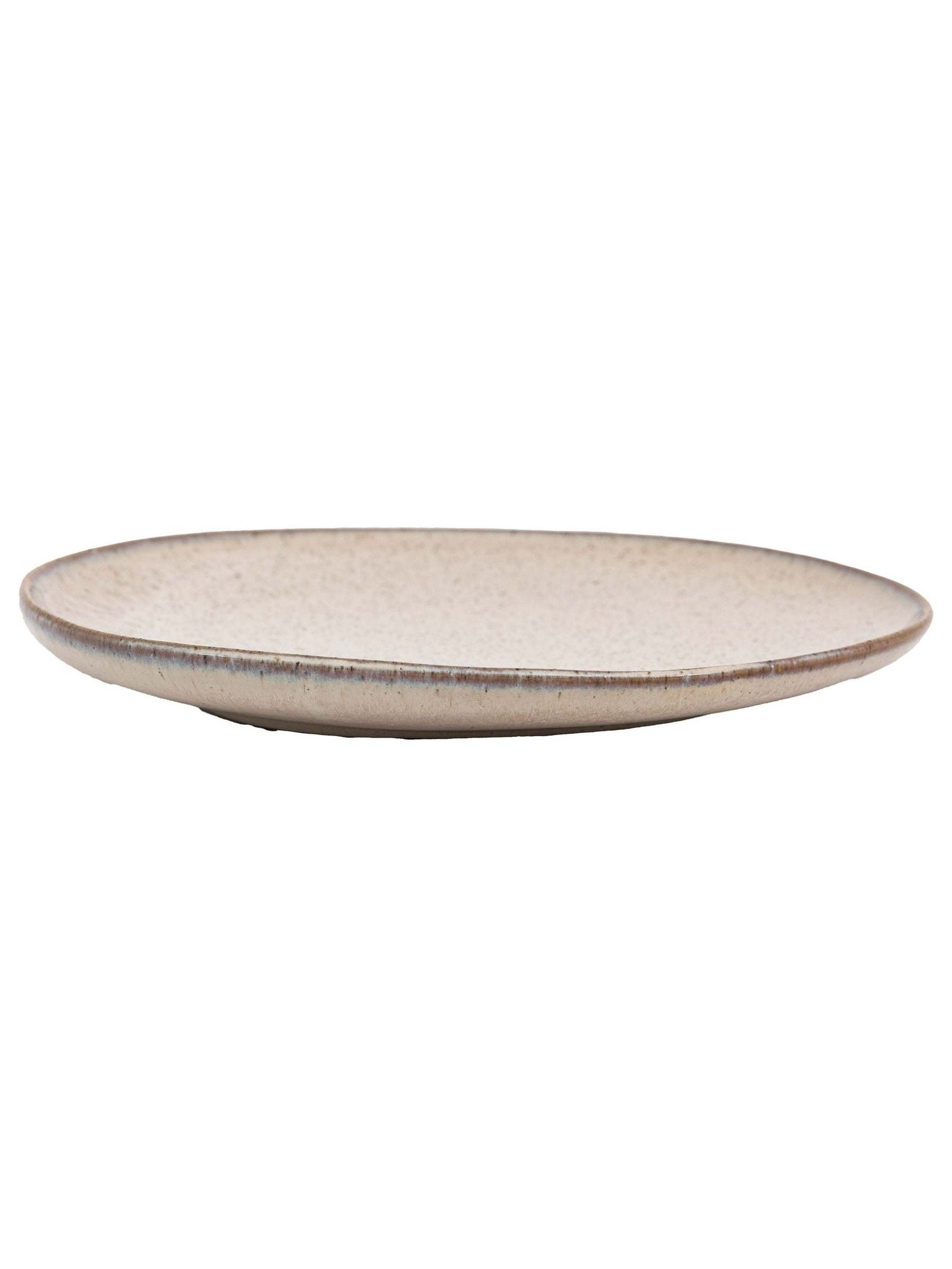 Gallery Home oatmeal speckle glaze ceramic side plates set of 4 - British product