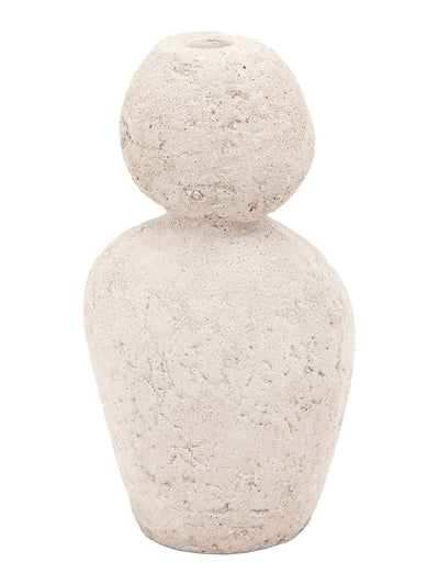 Next Gallery Home Natural Kase Pebble Candle Stick Holder- Buy online at McGrocer