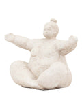 Gallery Home Cream Lady cement sculpture 25cm, UK version