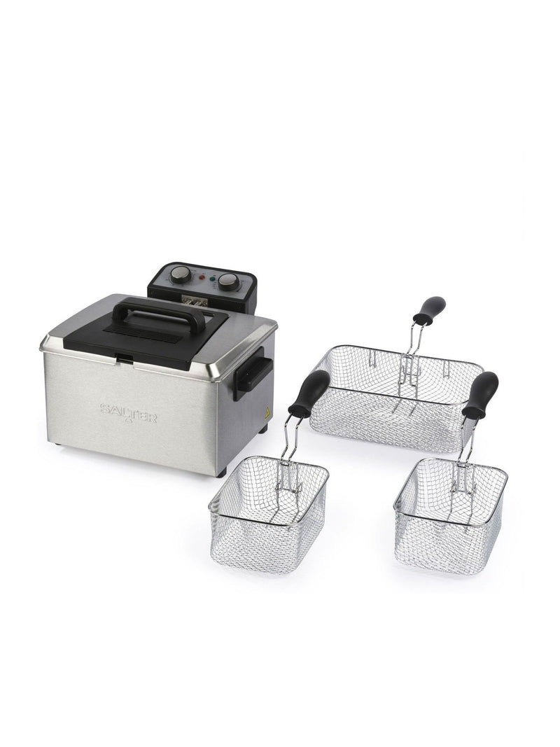 Salter Silver deep fat fryer 5-litre (British brand)