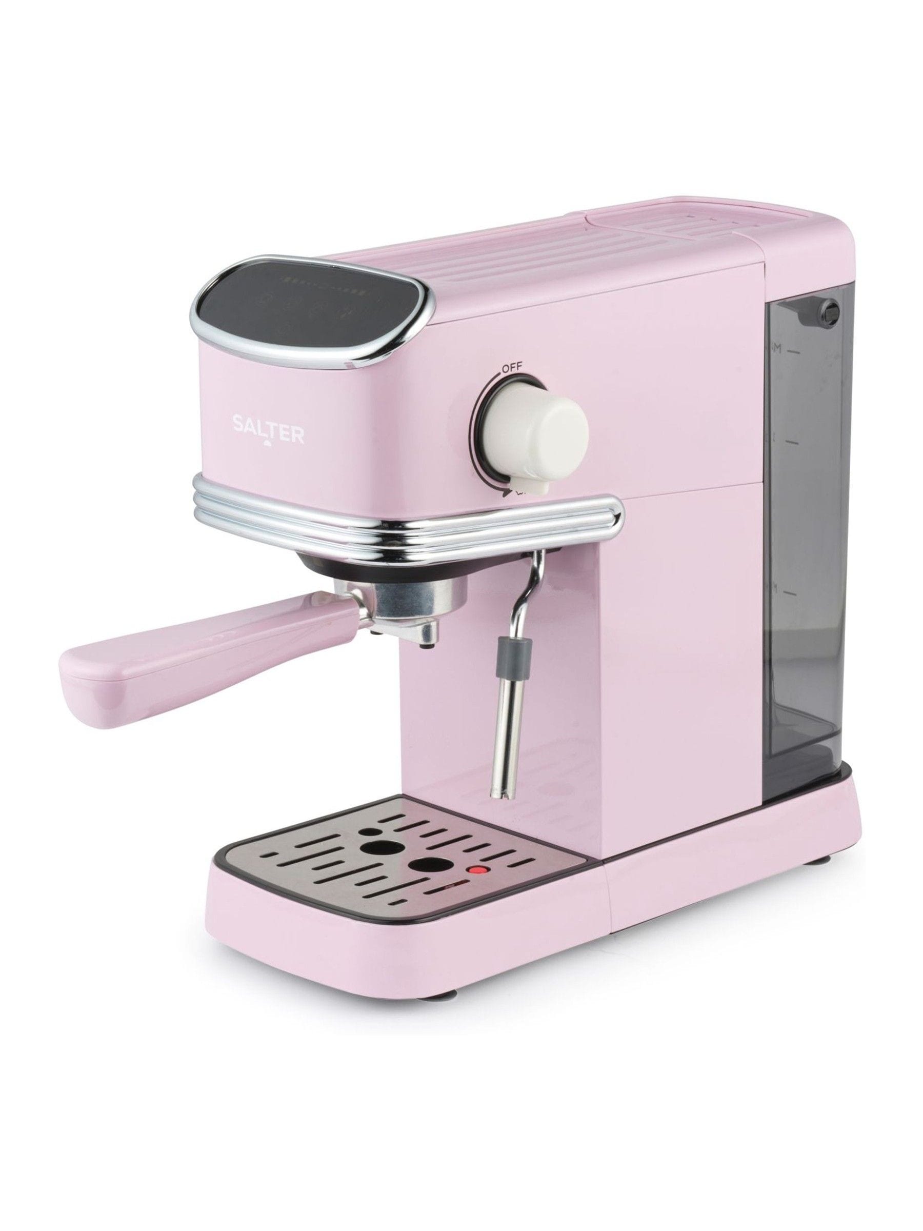 Salter pink retro espresso machine (British brand)
