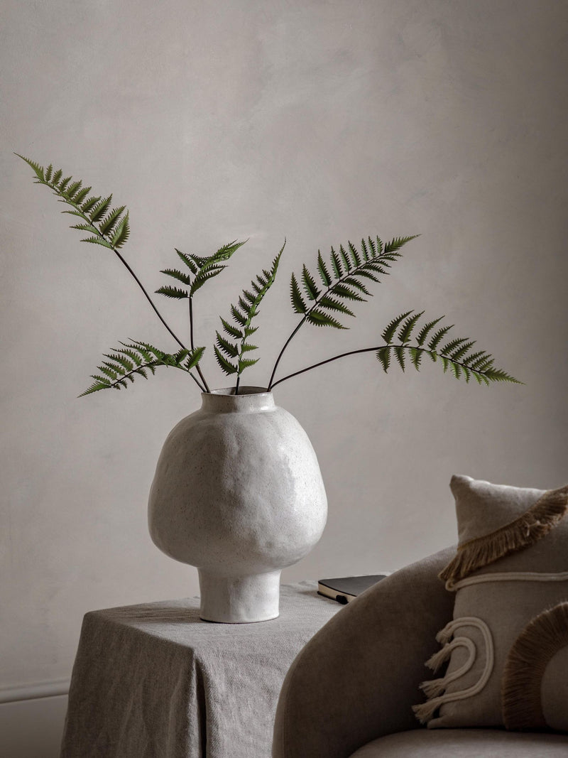 Gallery Home cream Jamal vase, imported from the UK