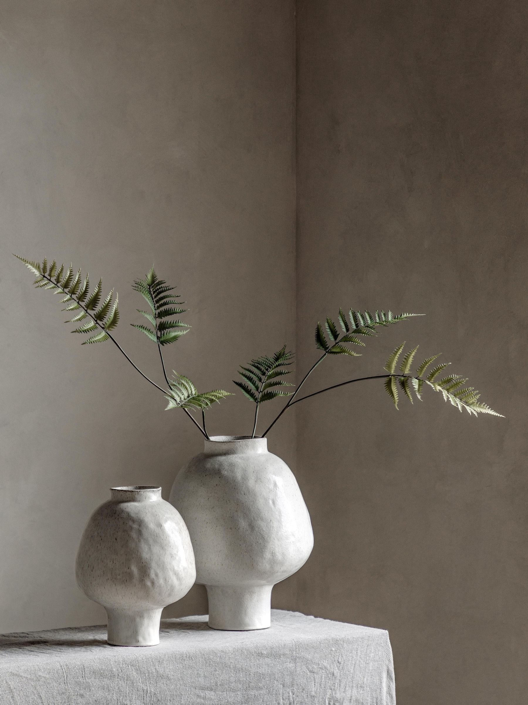 Gallery Home cream Jamal vase, imported from the UK
